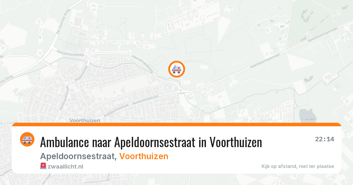 Ambulance naar Apeldoornsestraat in Voorthuizen — 20 mei 2026