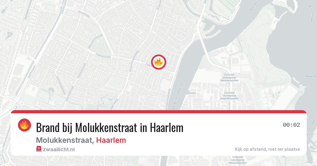 Brand bij Molukkenstraat in Haarlem — 16 apr 2026