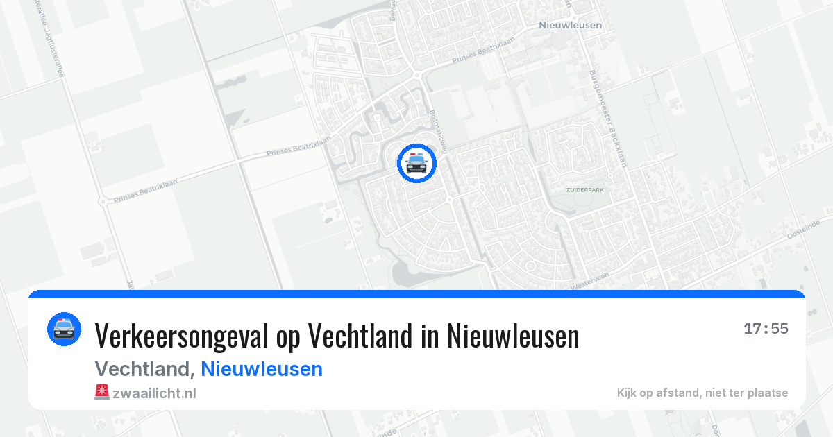 Verkeersongeval op Vechtland in Nieuwleusen — 5 mrt 2026