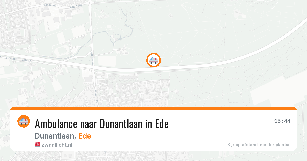 Ambulance naar Dunantlaan in Ede — 10 aug 2026