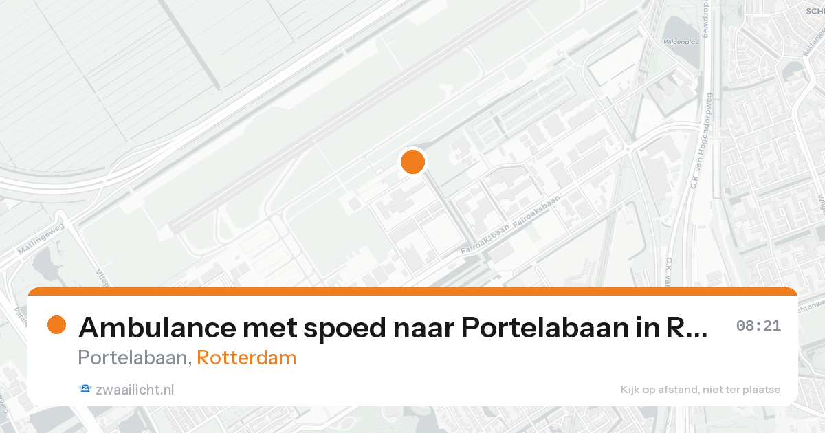 Ambulance met spoed naar Portelabaan in Rotterdam — 7 feb 2026