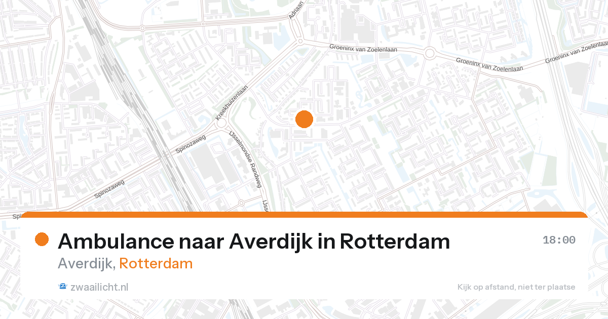 Ambulance naar Averdijk in Rotterdam — 26 aug 2026