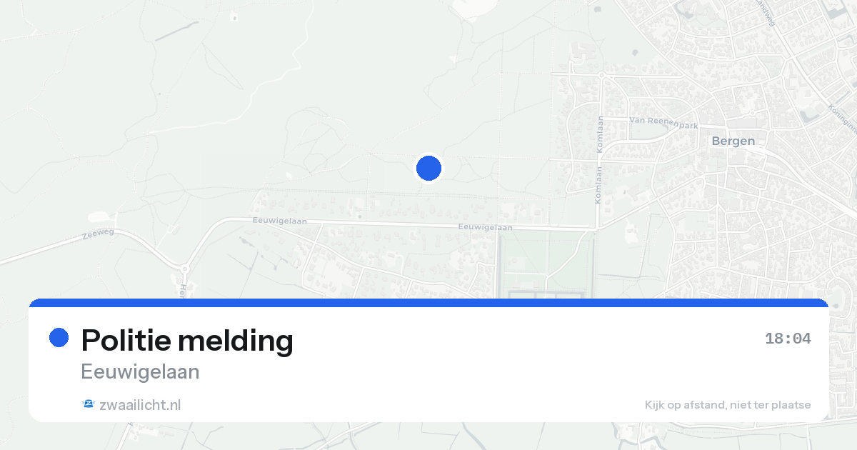 Politie melding — 25 mei 2026