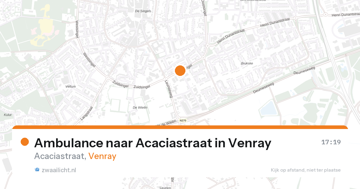 Ambulance naar Acaciastraat in Venray — 26 aug 2026