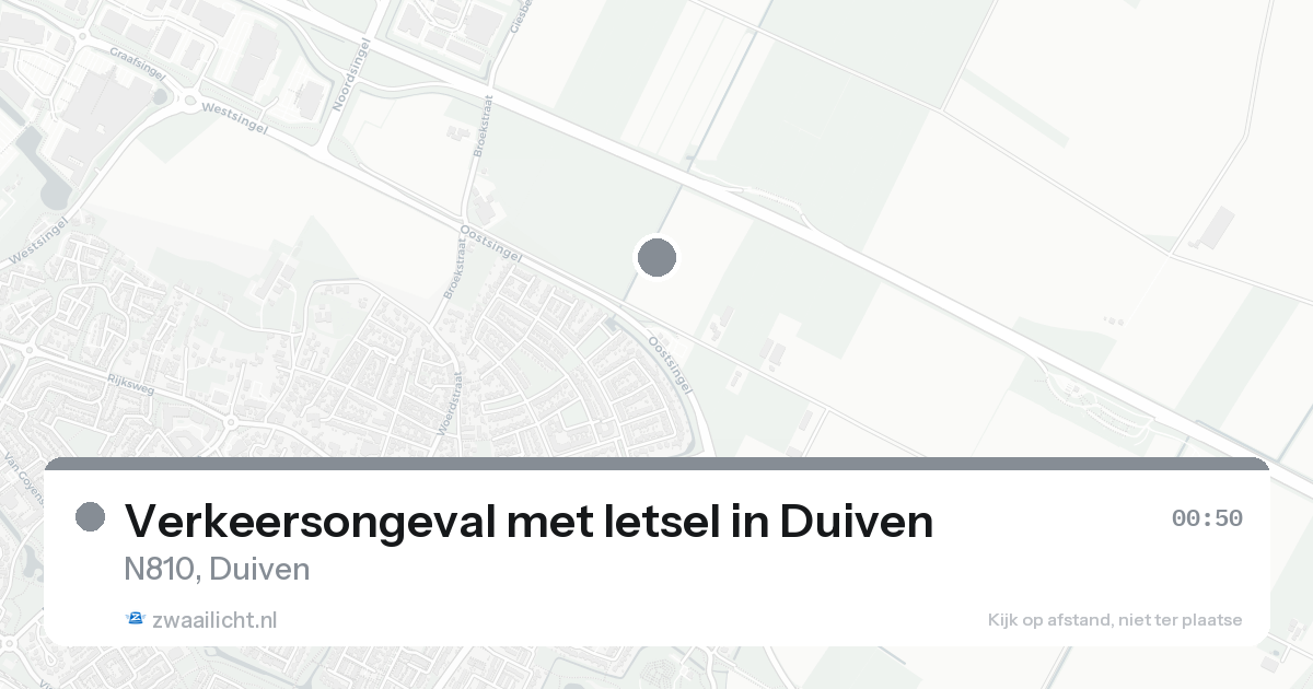 Verkeersongeval met letsel in Duiven — 15 aug 2026