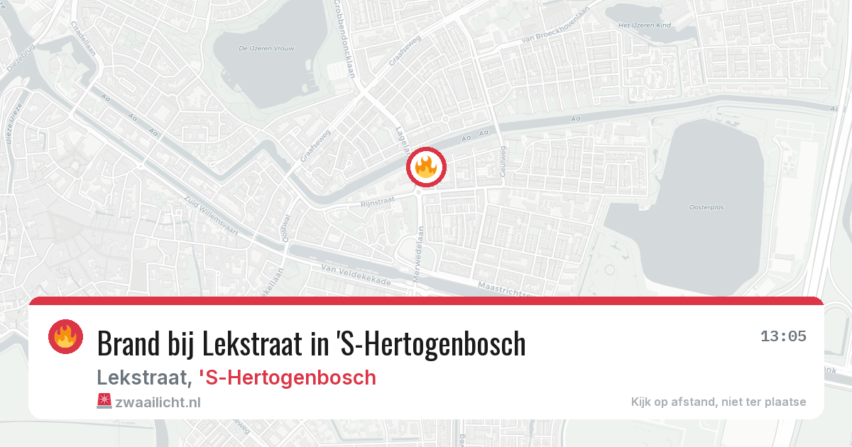Brand bij Lekstraat in 'S-Hertogenbosch — 19 mei 2026