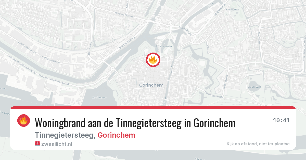 Woningbrand aan de Tinnegietersteeg in Gorinchem — 3 jun 2026