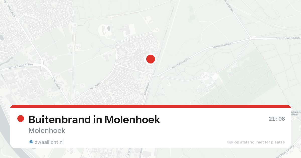 Buitenbrand in Molenhoek — 18 aug 2026