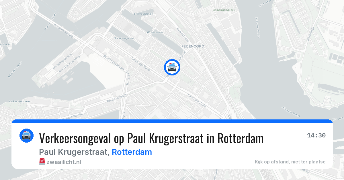Verkeersongeval op Paul Krugerstraat in Rotterdam — 3 jun 2026