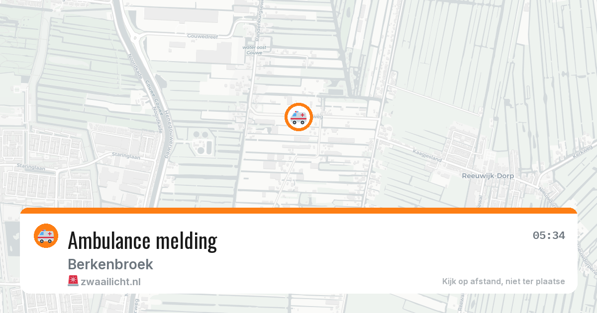 Ambulance melding — 24 apr 2026