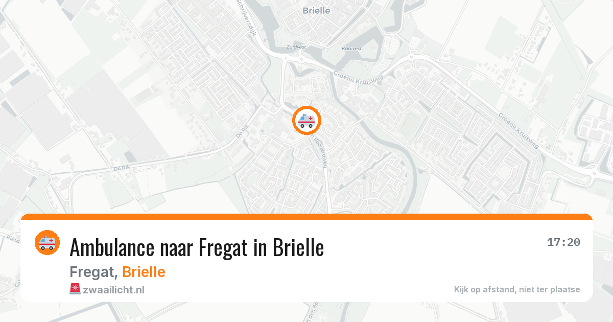 Ambulance naar Fregat in Brielle — 29 jan 2026