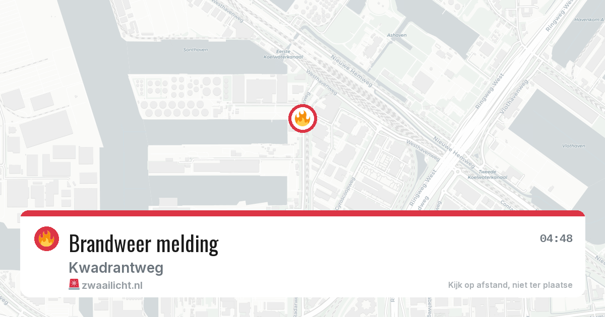 Brandweer melding — 9 mei 2026