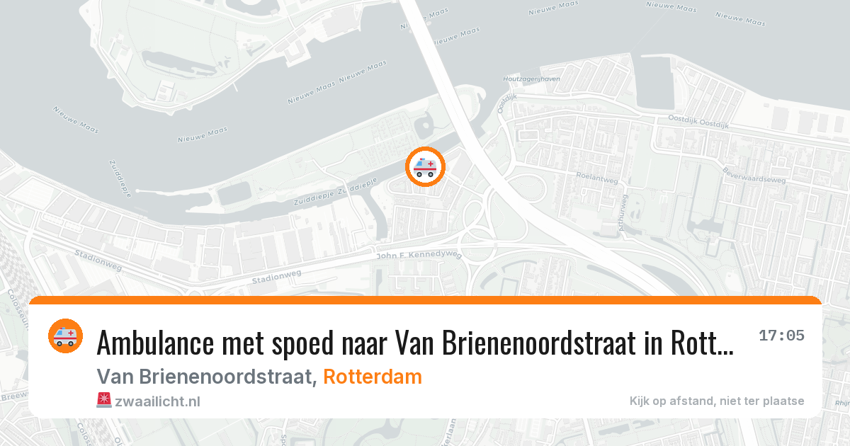 Ambulance met spoed naar Van Brienenoordstraat in Rotterdam — 11 jun 2026