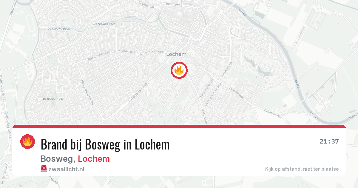 Brand bij Bosweg in Lochem — 5 jul 2026