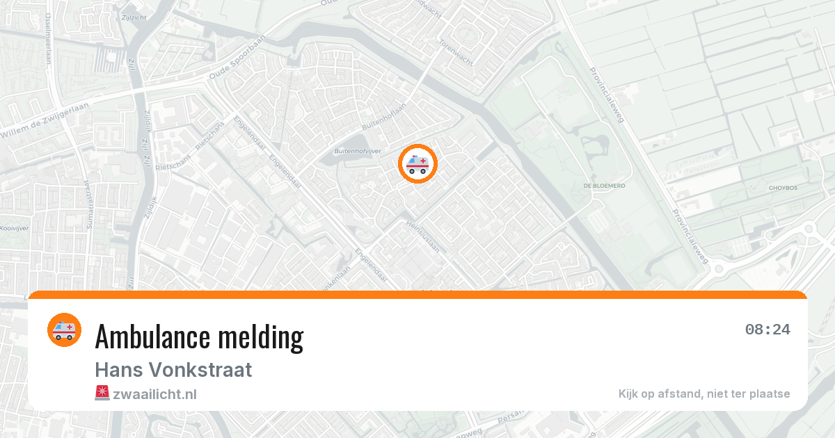 Ambulance melding — 7 jul 2026
