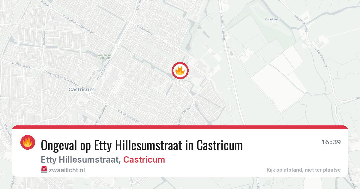 Ongeval op Etty Hillesumstraat in Castricum — 6 jun 2026