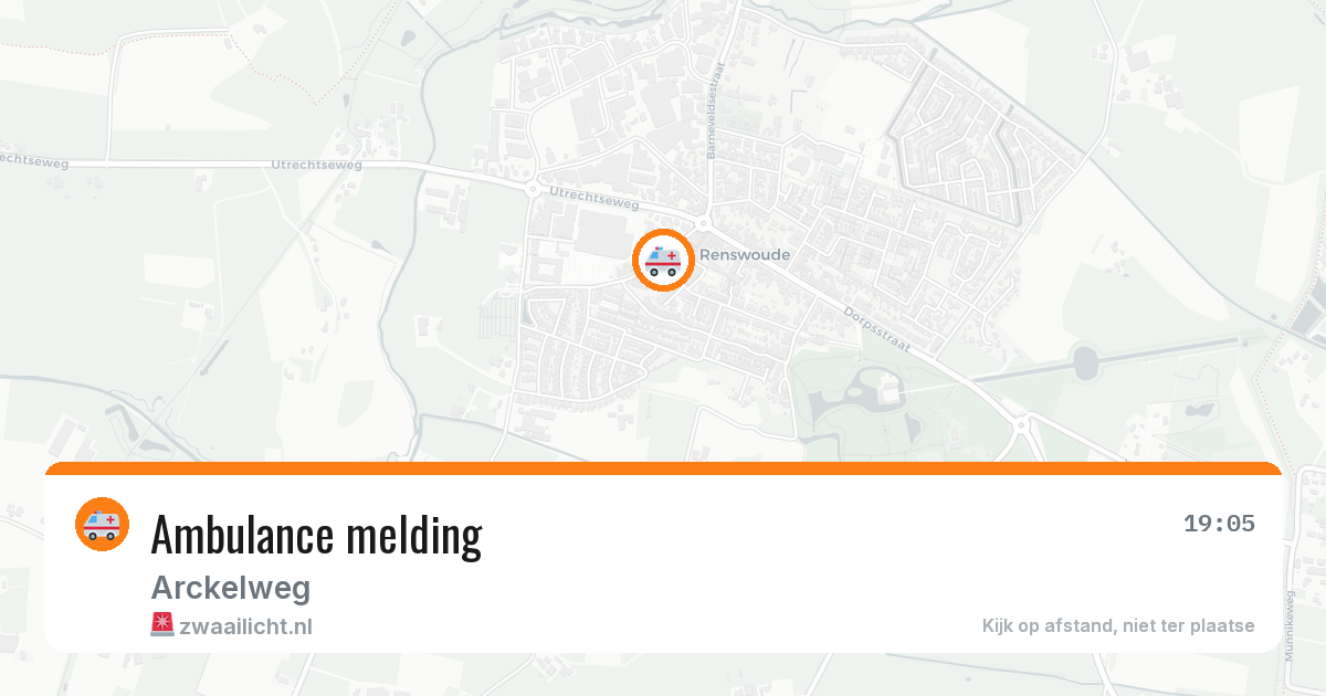 Ambulance melding — 12 mei 2026