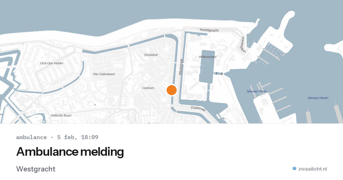 Ambulance melding — 5 feb 2026