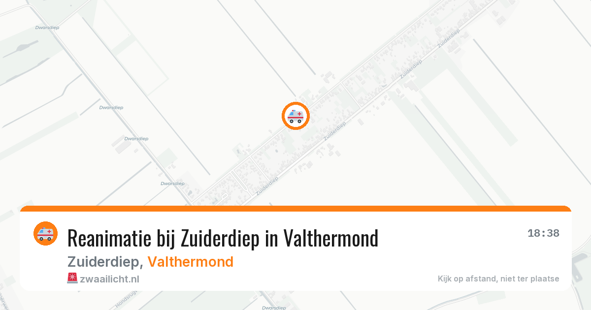 Reanimatie bij Zuiderdiep in Valthermond — 5 feb 2026