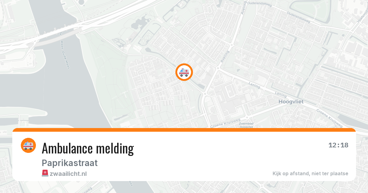 Ambulance melding — 13 jun 2026
