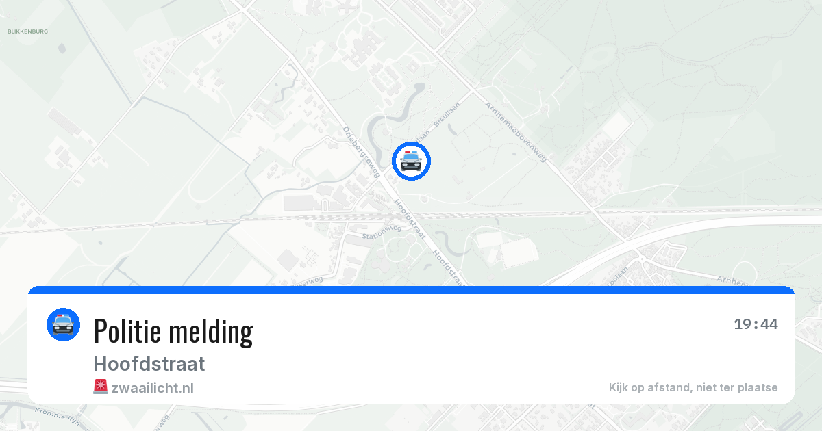 Politie melding — 25 mei 2026