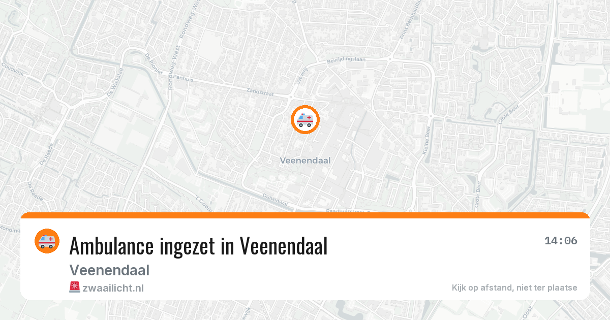 Ambulance ingezet in Veenendaal — 27 jun 2026