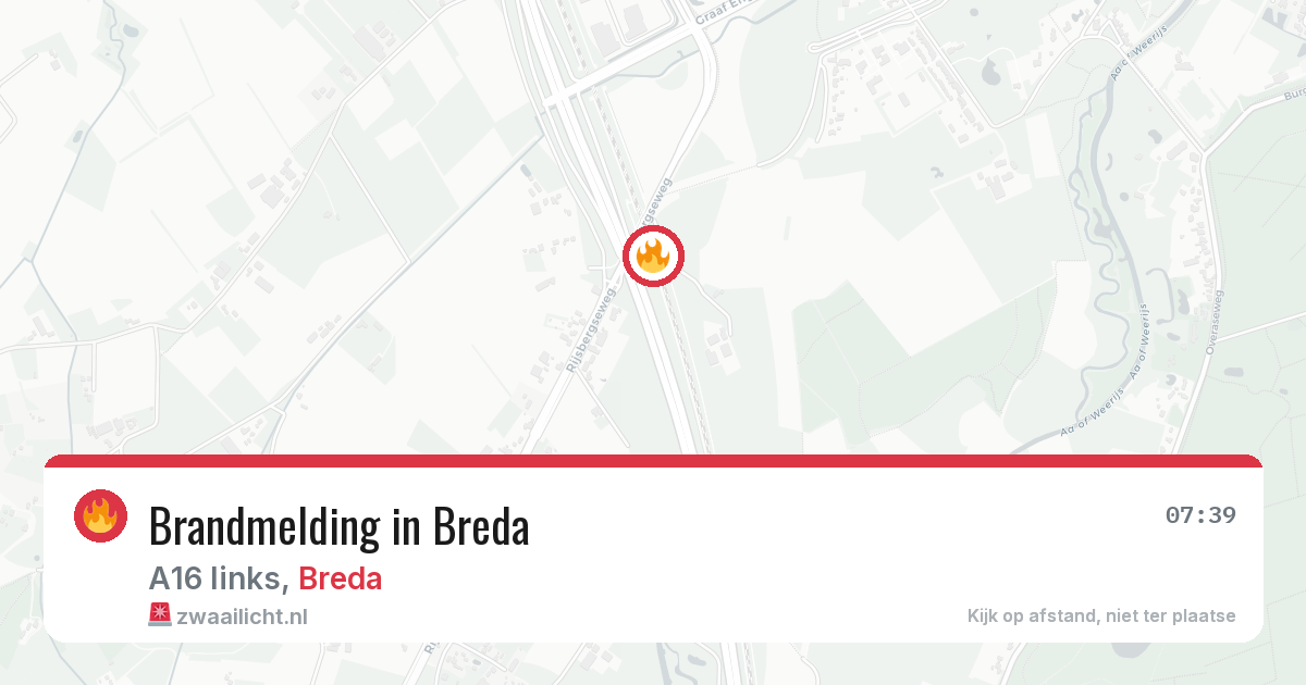 Brandmelding in Breda — 12 aug 2026