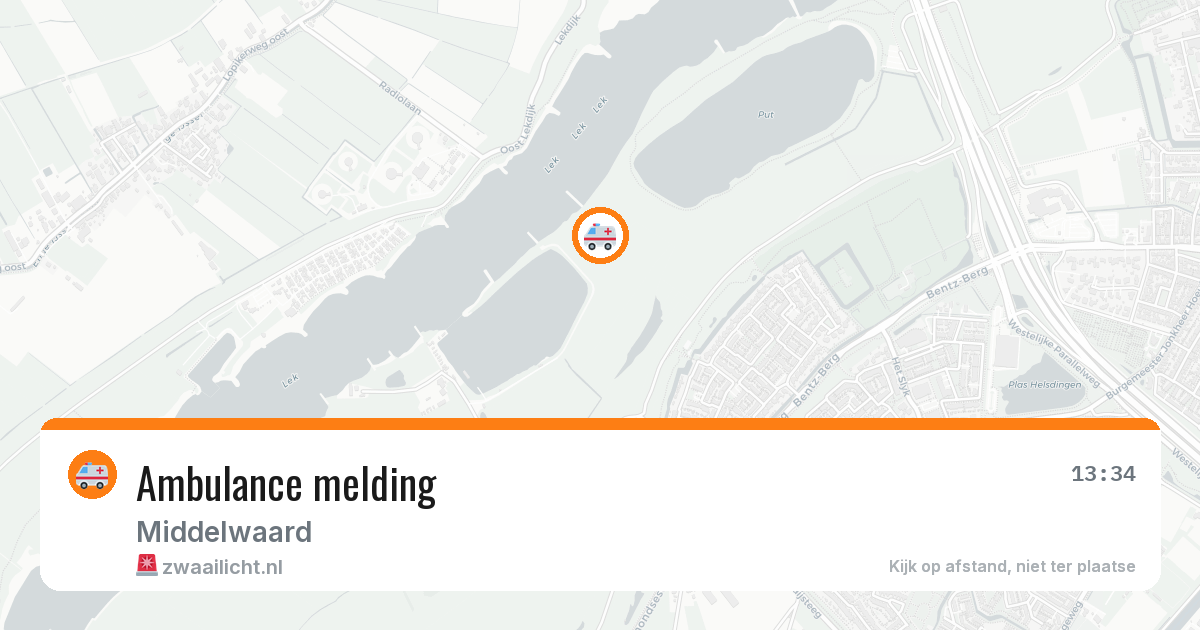 Ambulance melding — 1 jul 2026