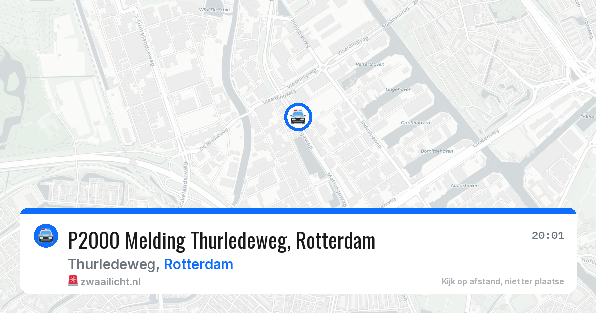 P2000 Melding Thurledeweg, Rotterdam — 12 jun 2026