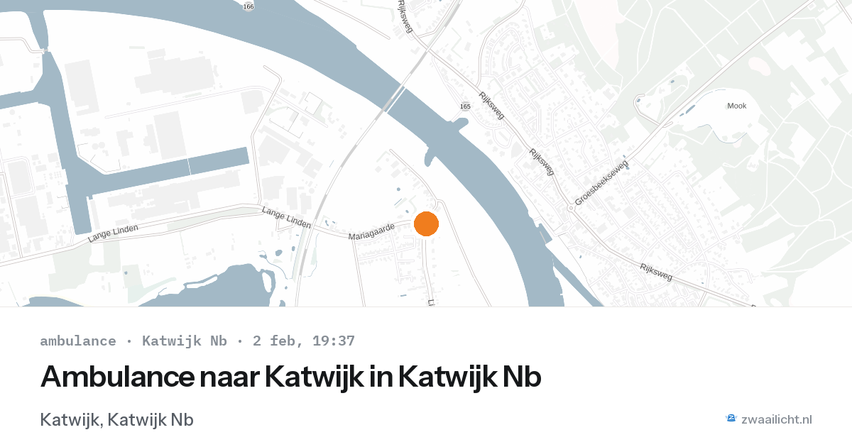 Ambulance naar Katwijk in Katwijk Nb — 2 feb 2026