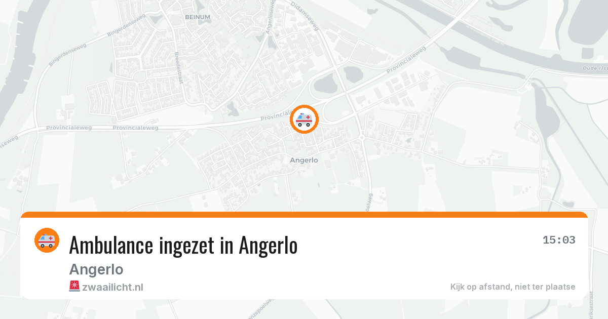 Ambulance ingezet in Angerlo — 9 mei 2026