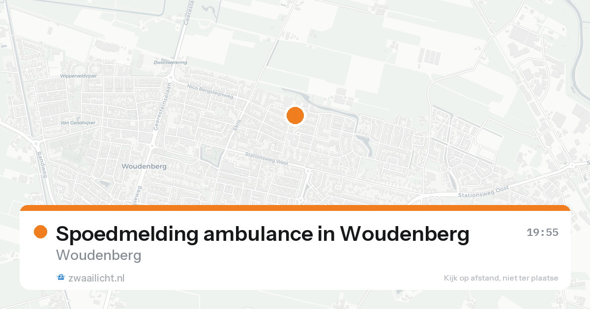 Spoedmelding ambulance in Woudenberg — 13 aug 2026