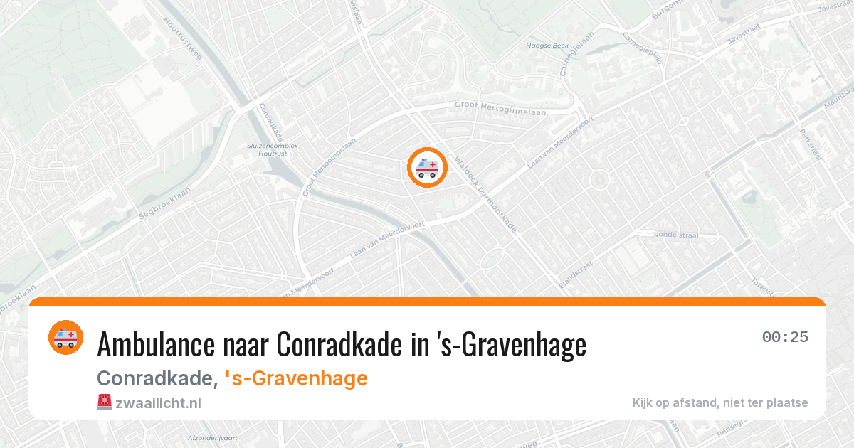 Ambulance naar Conradkade in 's-Gravenhage — 3 jun 2026