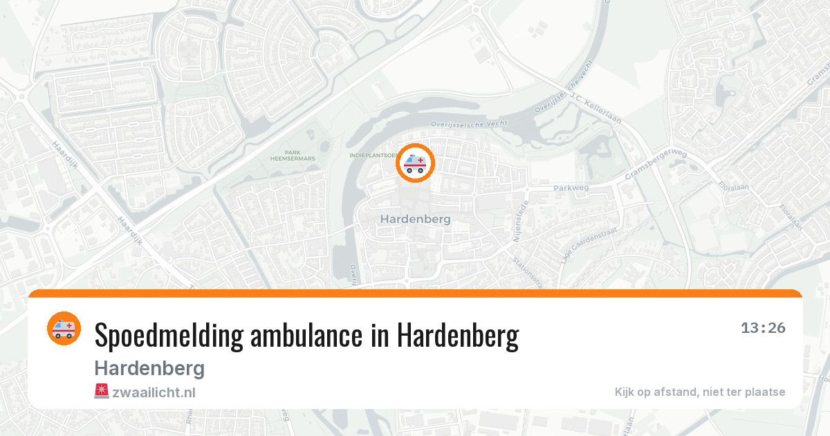 Spoedmelding ambulance in Hardenberg — 27 jun 2026