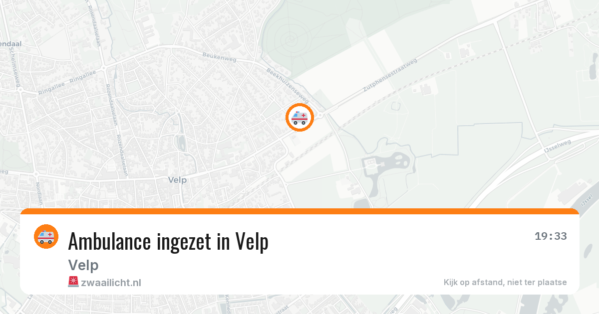 Ambulance ingezet in Velp — 11 aug 2026