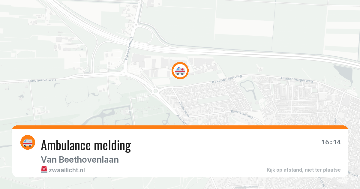 Ambulance melding — 5 mei 2026