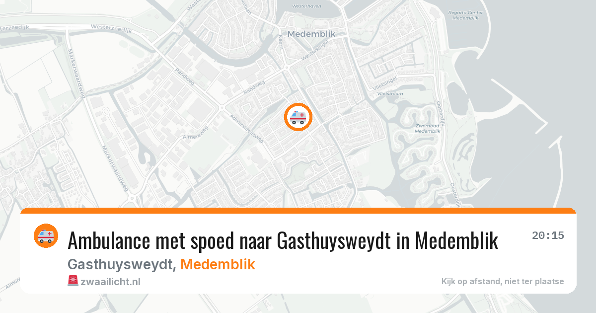 Ambulance met spoed naar Gasthuysweydt in Medemblik — 26 mei 2026