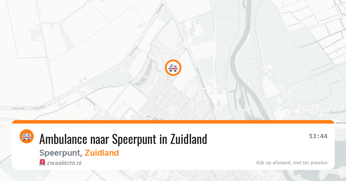Ambulance naar Speerpunt in Zuidland — 17 jun 2026