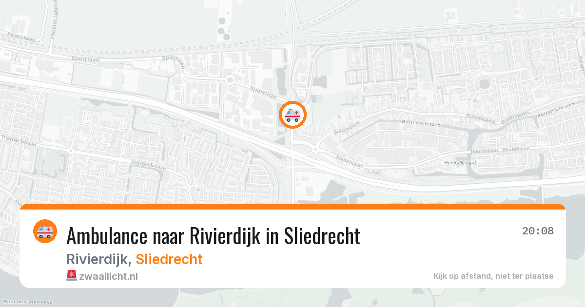 Ambulance naar Rivierdijk in Sliedrecht — 17 feb 2026