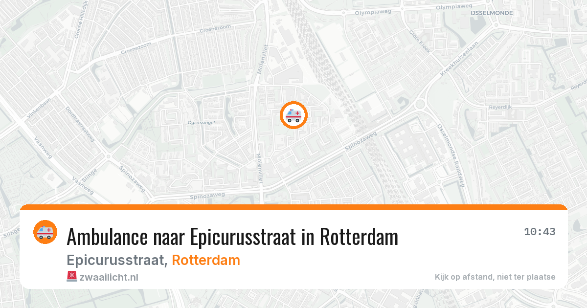 Ambulance naar Epicurusstraat in Rotterdam — 6 jun 2026