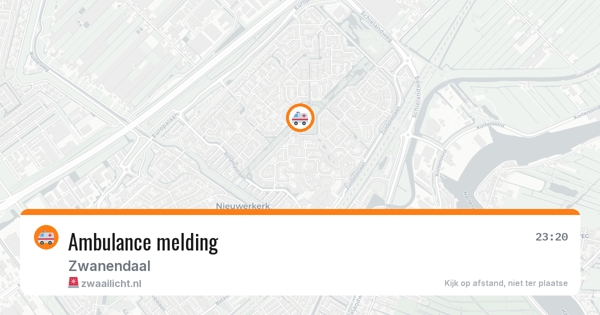 Ambulance melding — 30 jun 2026