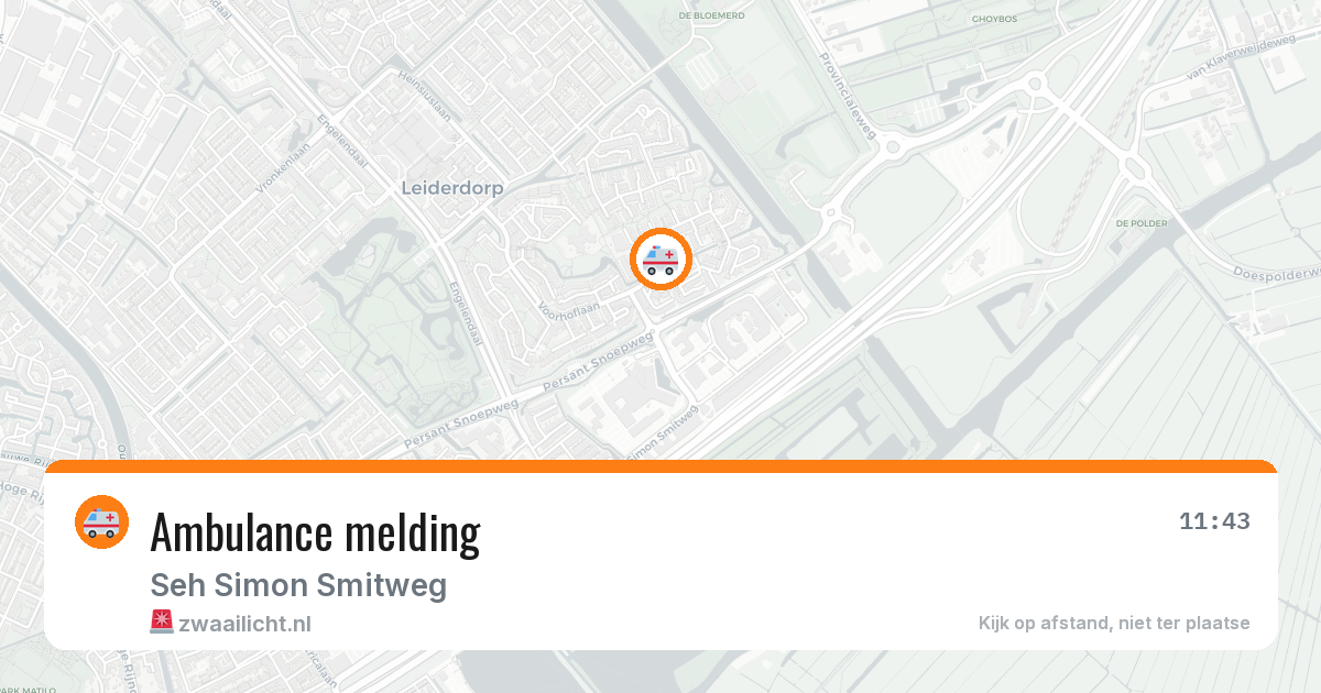 Ambulance melding — 8 feb 2026