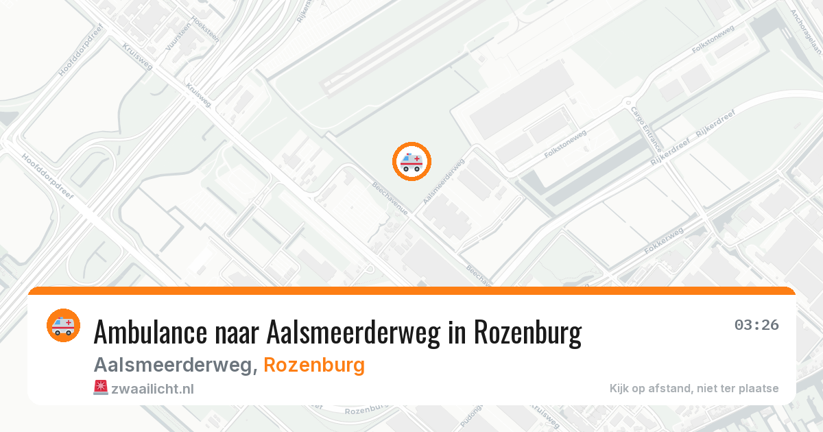 Ambulance naar Aalsmeerderweg in Rozenburg — 29 jun 2026