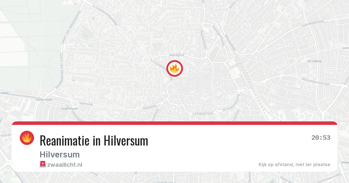 Reanimatie in Hilversum — 23 jun 2026