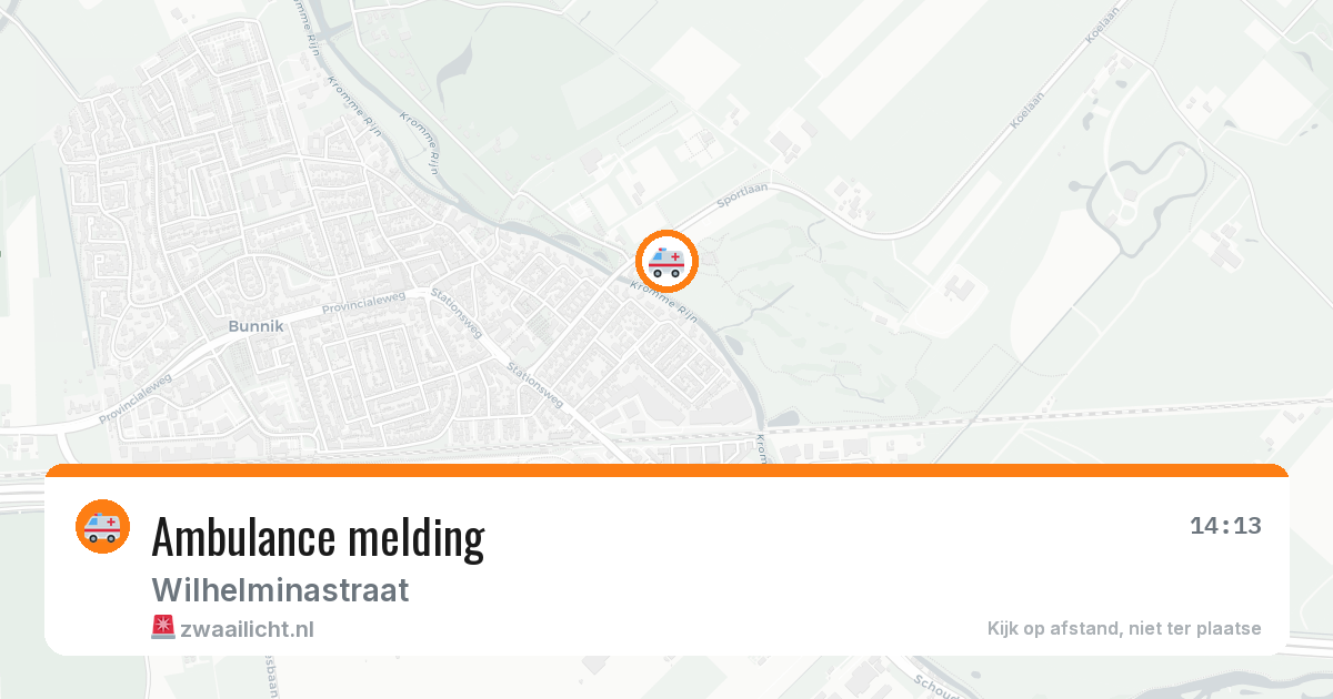 Ambulance melding — 8 feb 2026