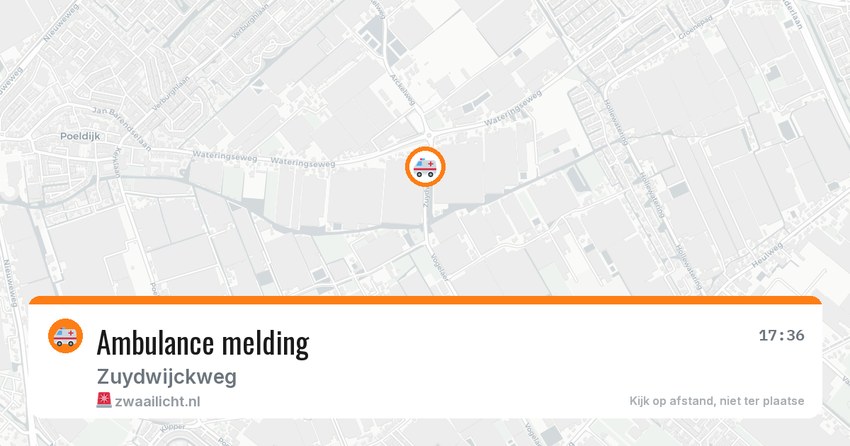 Ambulance melding — 15 mei 2026