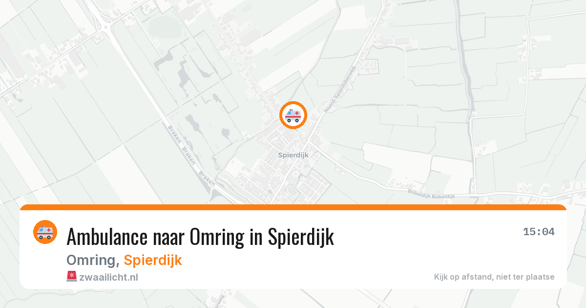 Ambulance naar Omring in Spierdijk — 22 jul 2026