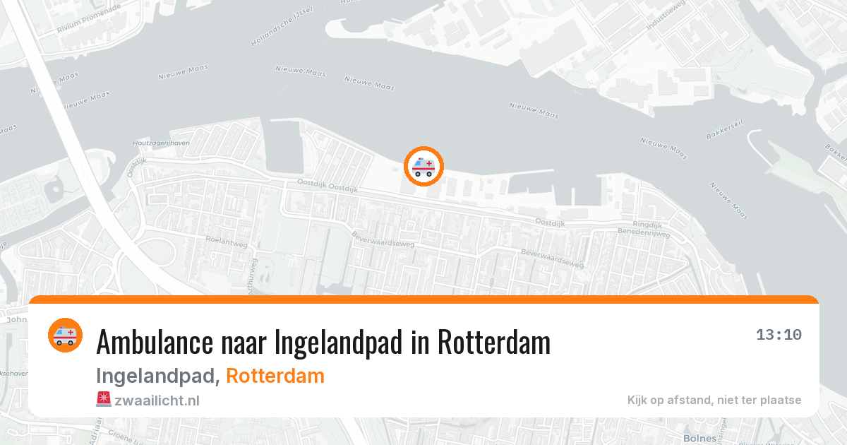 Ambulance naar Ingelandpad in Rotterdam — 30 jan 2026