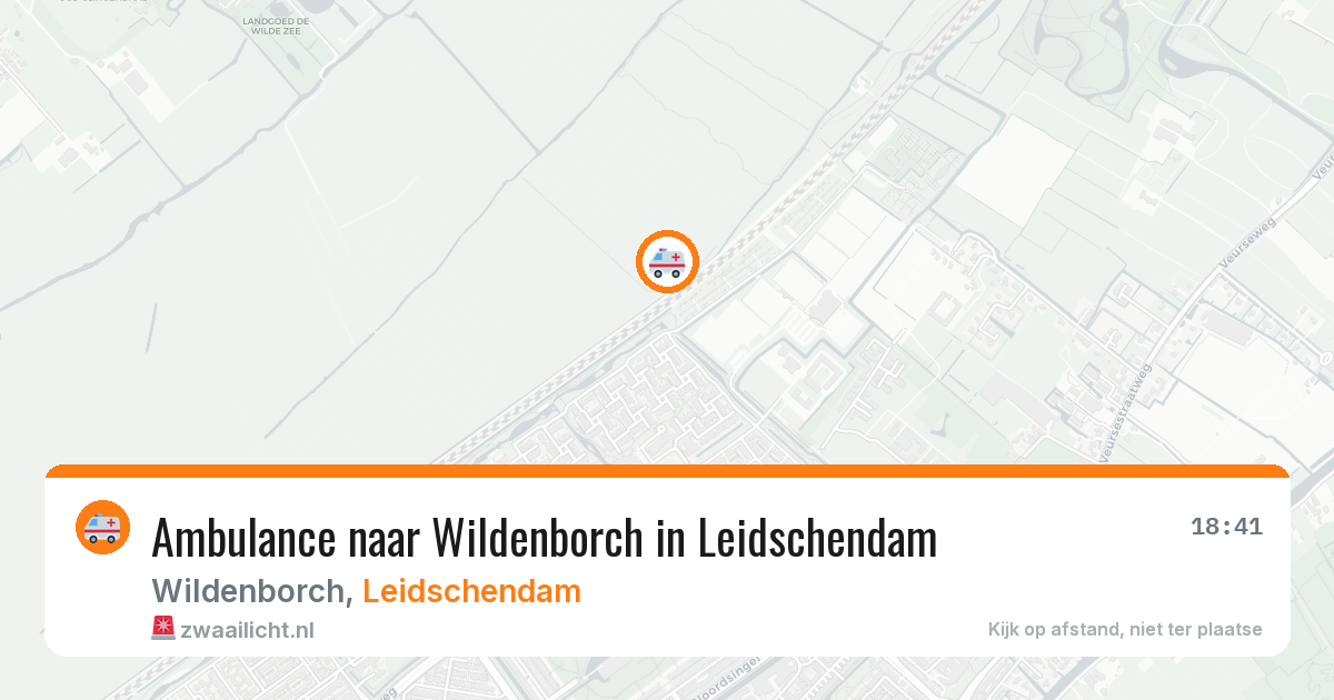 Ambulance naar Wildenborch in Leidschendam — 10 jun 2026