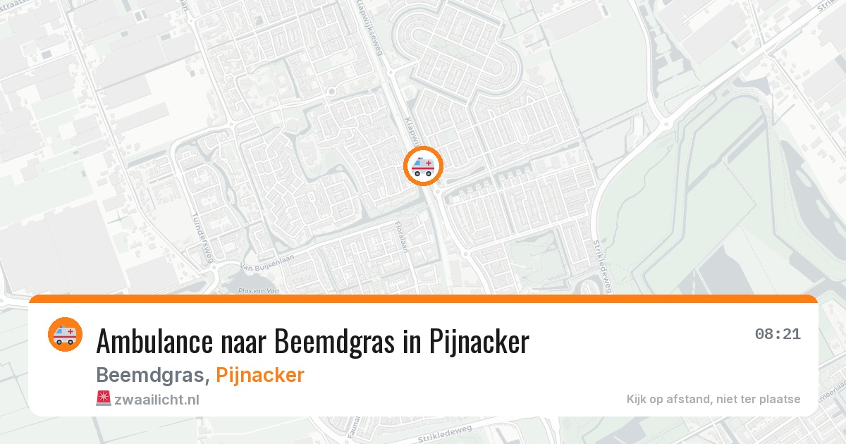 Ambulance naar Beemdgras in Pijnacker — 10 mei 2026